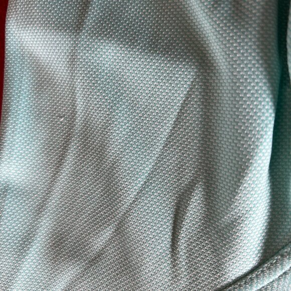 Men's Mint Green Greg Norman Moisture-Wicking Classic Pique Shark Polo Shirt M/M - Picture 7 of 8